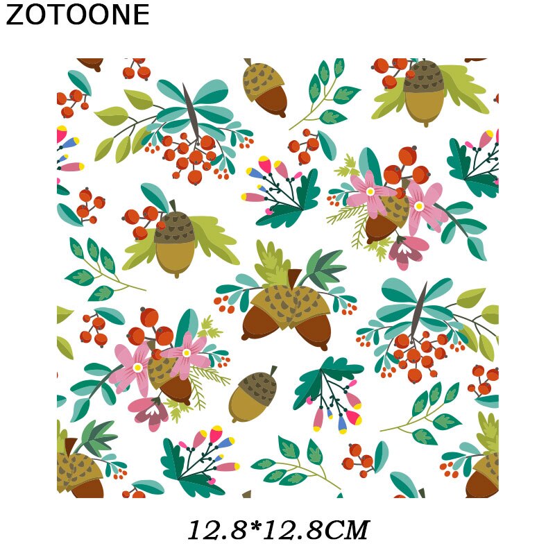 Patches Voor Kleding Ijzer Op Heat Transfers Applique Diy Bloem Dier Set Patch Gedrukt Toepassing Thermo Stickers D: 1826