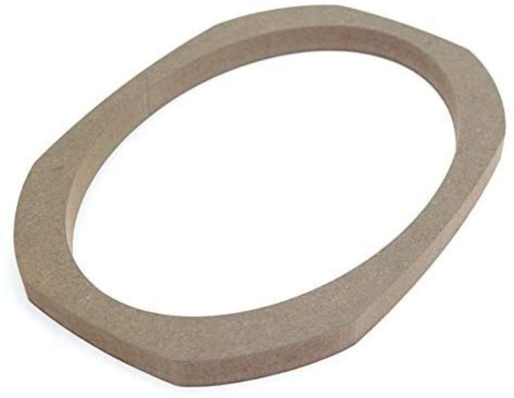 2 unids/set 6x9 Universal de coche/autobús/barco altavoz estéreo espaciador de madera anillo soporte titular adaptador de altavoz almohadillas