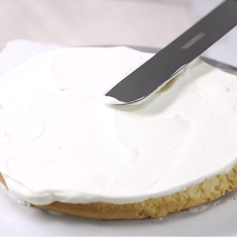 1pcs inch Stainless Steel Cake Spatula Buttercream Icing Frosting Knife Smoother Kitchen Cake Decoration Tools