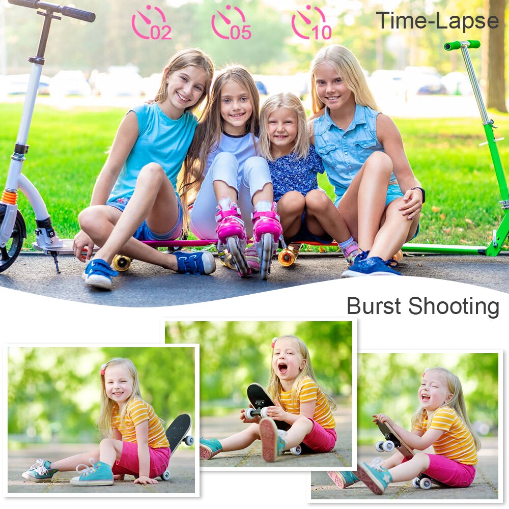 Kid Camera Children Toy Mini Camera Photo Educational Fun Toys for Girls 8MP Digital Camera Child Video Camera Blog camera