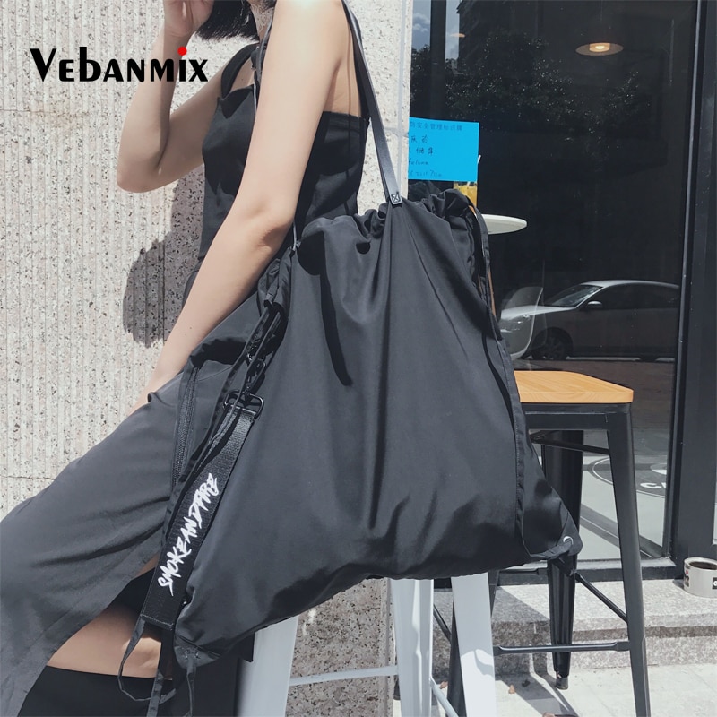 Grande capacité femmes hommes sac à cordon étanche en Nylon sac de voyage Streetwear Fitness sac à bandoulière homme