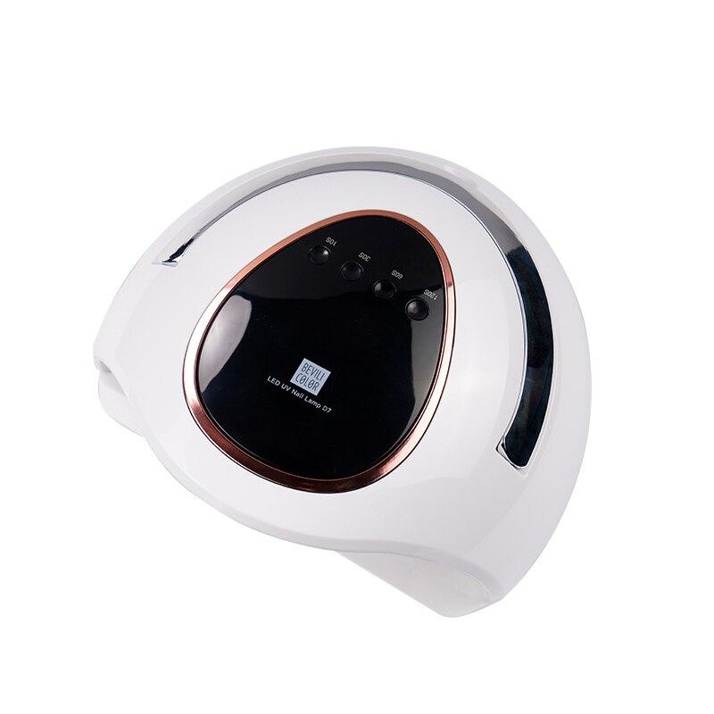 Led neglelampe til manicure 96w negletørrer maskine uv lampe til hærdning af uv gel neglelak med bevægelsesfølende lcd display: 02 eu