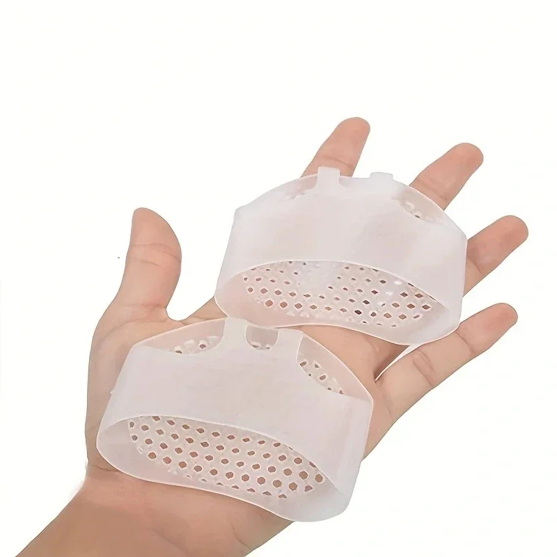 2Stck Silikon Gel Einlegesohlen Zehen Separator Daumen Valgus Orthopädische Fuß Schutz Ballen Erzähler Hallux Schutz Füße Pflege Kissen