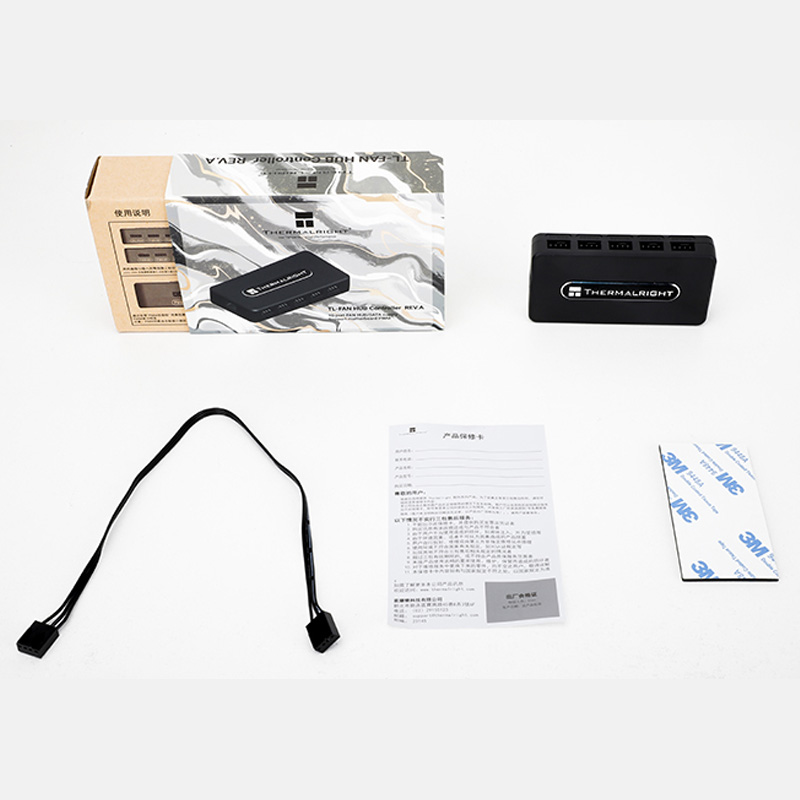 Thermalright FAN HUB Controller REV.A Computer Fan 1 To 10 HUB,4PIN PWM Spliter ,Support Mainboard Control, STAT Power Supply: Default Title