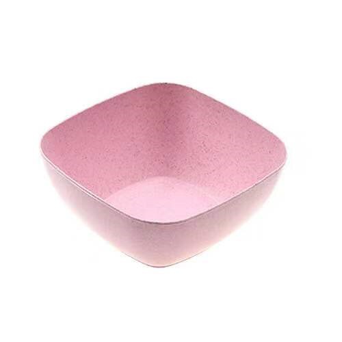 Cuenco de paja de trigo para ensalada Plato cuadrado grueso para fruta, plato para mojar, dulces, aperitivos, Bol para arroz o sopa, cocina, recipiente para salsa, 1 Uds.: Champán