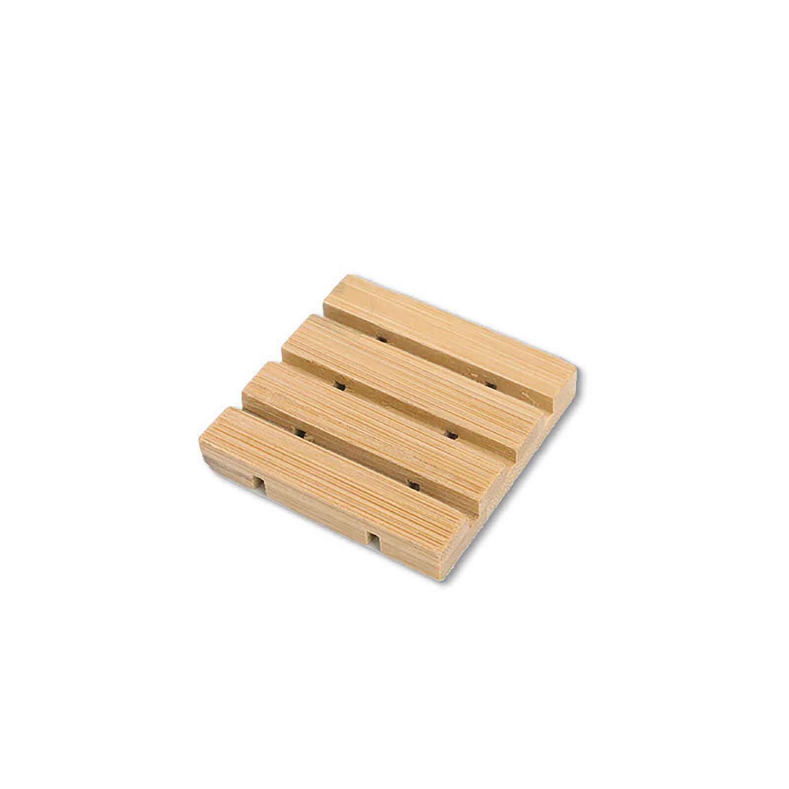 Milieuvriendelijke Natuurlijke Bamboe Hout Badkamer Douche Zeep Lade Schotel Opslag Stand: F