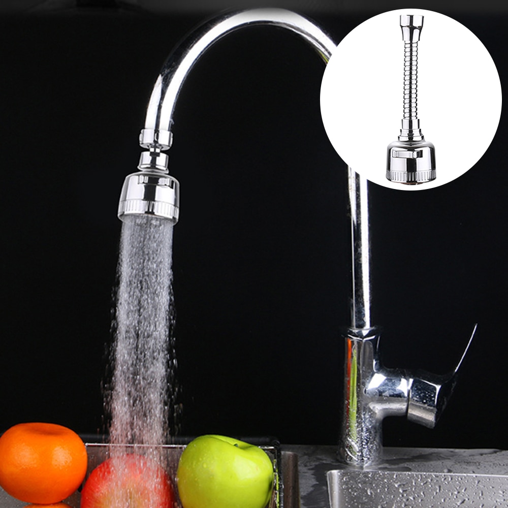 Stainless Steel Adjustable Faucet Nozzle Faucet Water Saving Filter Shower Bracket Universal Foamer Bathroom Shower