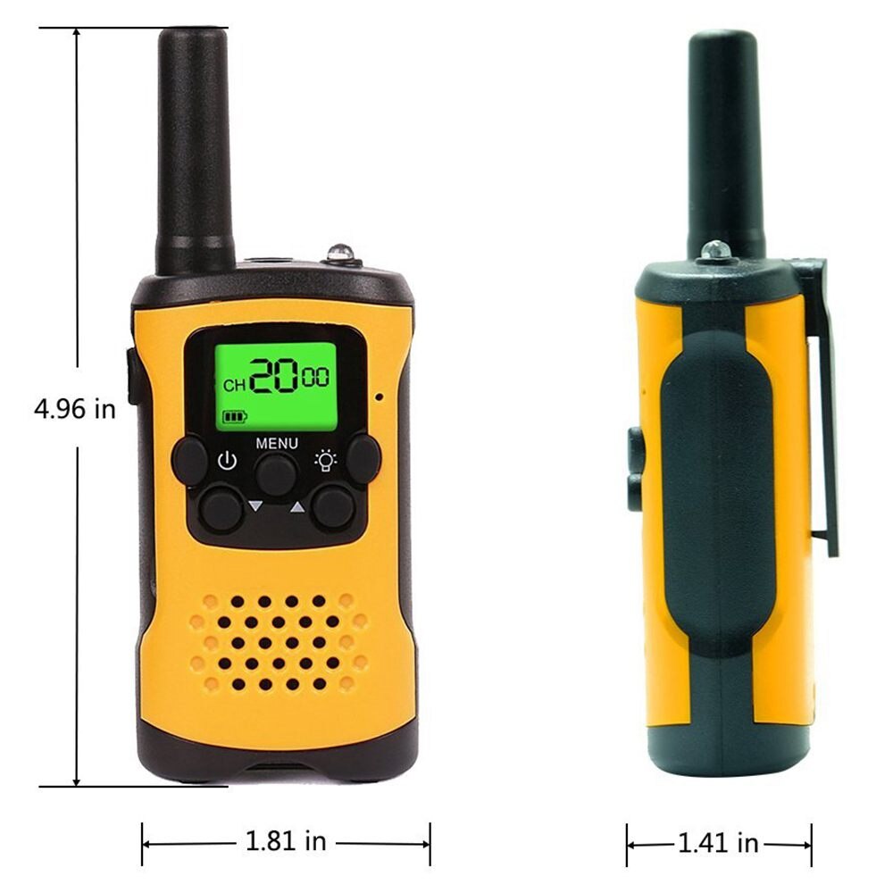 2 pcs Kids Walkie Talkies Bereik tot 6 km 8/22CH FRS/GMRS Mini Twee Manier Radio speelgoed Walkie Talkie Kinderen Intercom