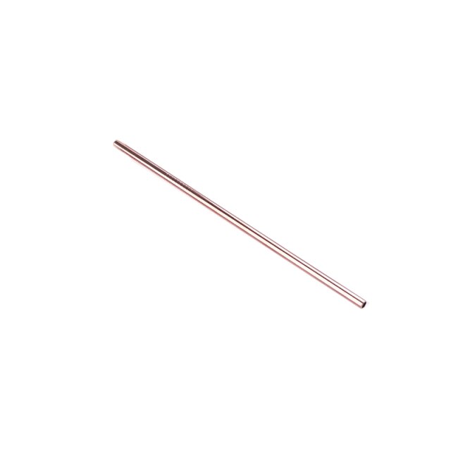 Coloful Portable Stainless Steel Straws Reusable Long Metal Drinking Straw For Tumblers Cups Mugs Cold Beverage Milk Tea: Gold-Straight-12mm