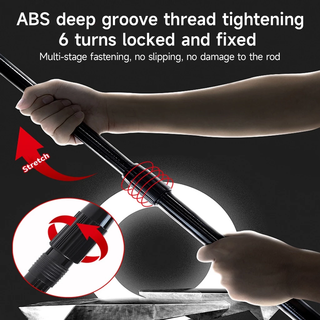 1.1M/1.8M/2.5M Opvouwbaar Visnet Drijvend Visnet Opvouwbaar Visnet Vissen Schepnet met Telescopische Staaf Rubberen Jas