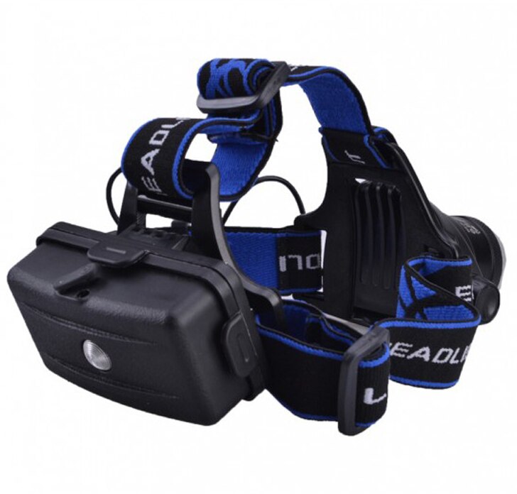Linterna frontal con zoom LED 50000 lúmenes T6 18650 linterna frontal para Camping senderismo