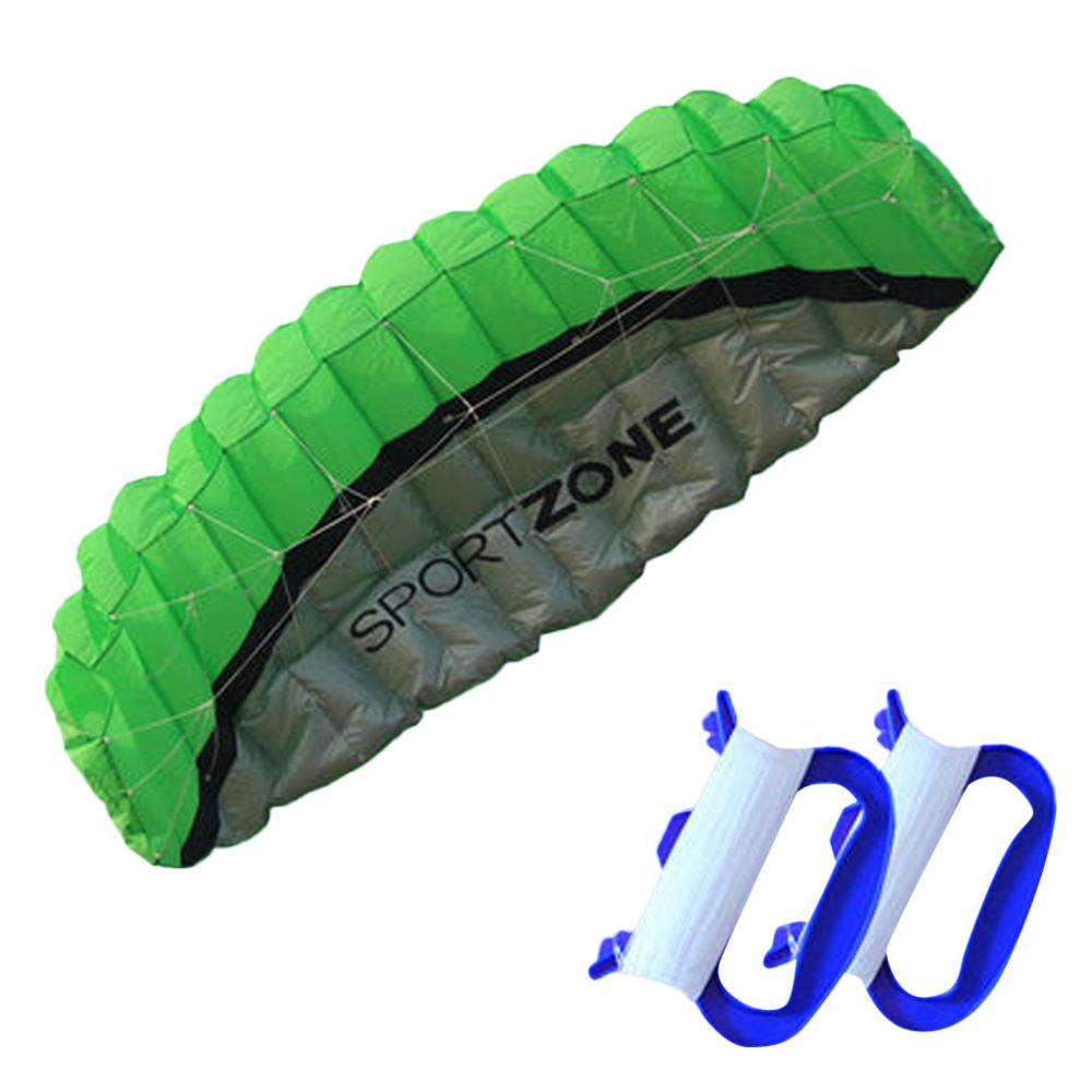 dual Line Stunt flying power Kite rainbow large soft kites for adults kitesurfing factory outdoor toys kite reel