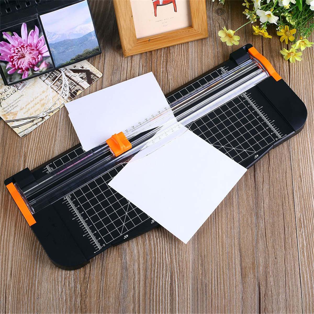 A4 A5 Paper Cutter Cutting Mat Machine Office Supplies Photo Label Art Painting Trimmer Scrap booking Tools Ruler Hidden Blade