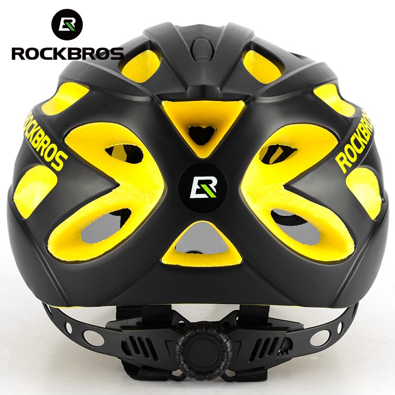 ROCKBROS Integrally-molded Bicycle Helmets Ultralight Magnetic Goggles MTB Mountain Road Cycling Helmets With Glasses 57-62 CM