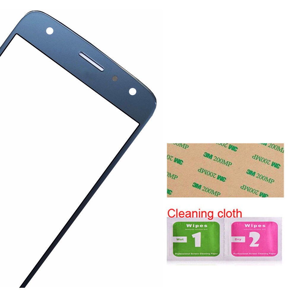 5.5'' X4 Mobile Touch Screen Outer Glass For Motorola Moto X4 XT1900 Front Glass Panel Replacement: Gray No Tools