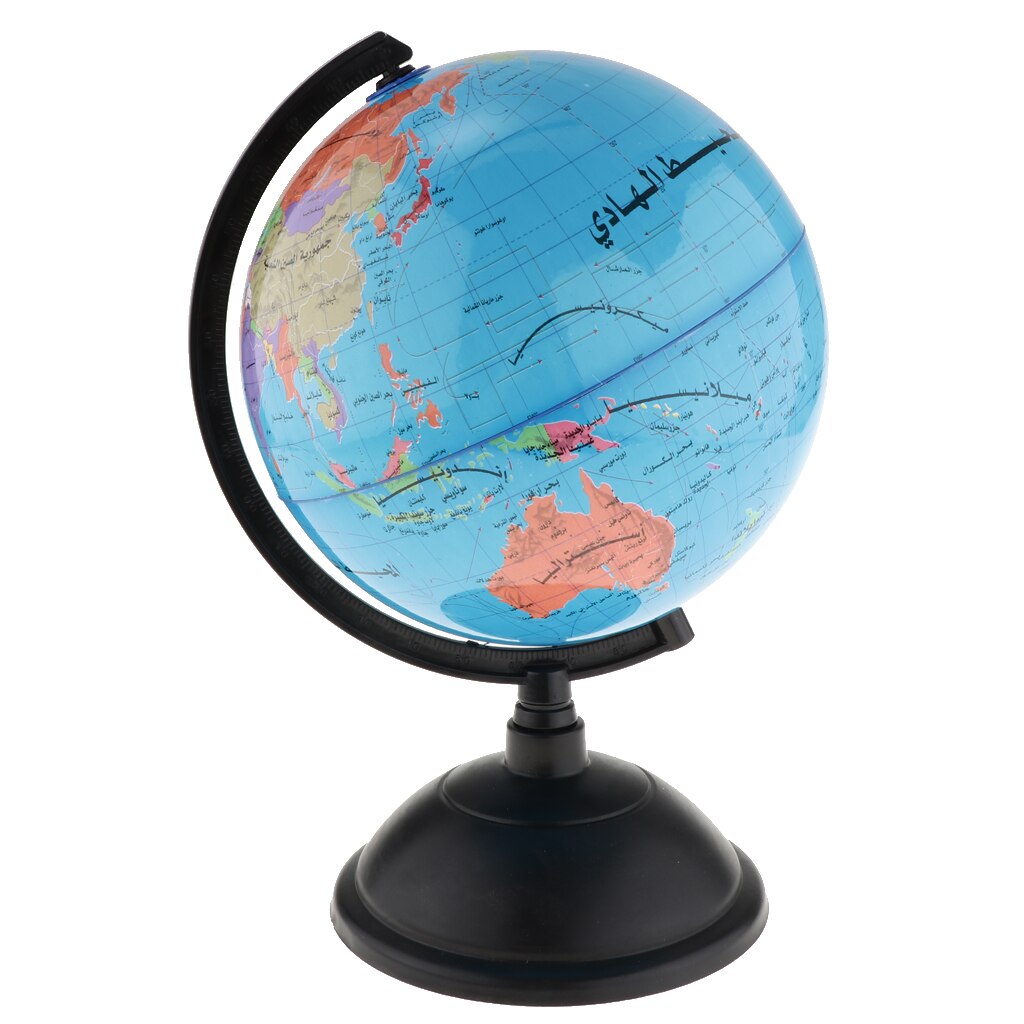 Arabic Language Rotary World Globe Model Globe Of World Shool Teaching Kit
