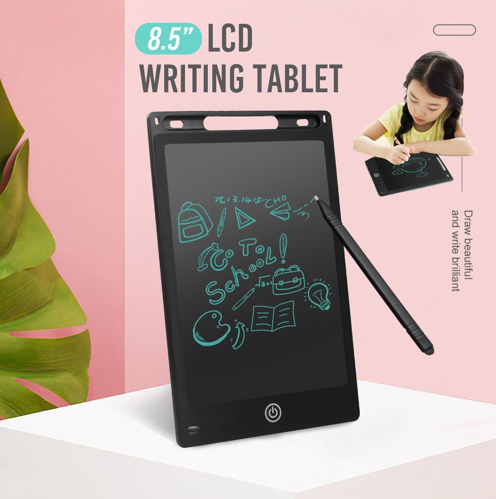 8.5inch Electronic LCD Writing Tablet Pad Office Memo Home Message Kids Drawing Children Early Educational Learning brinquedo