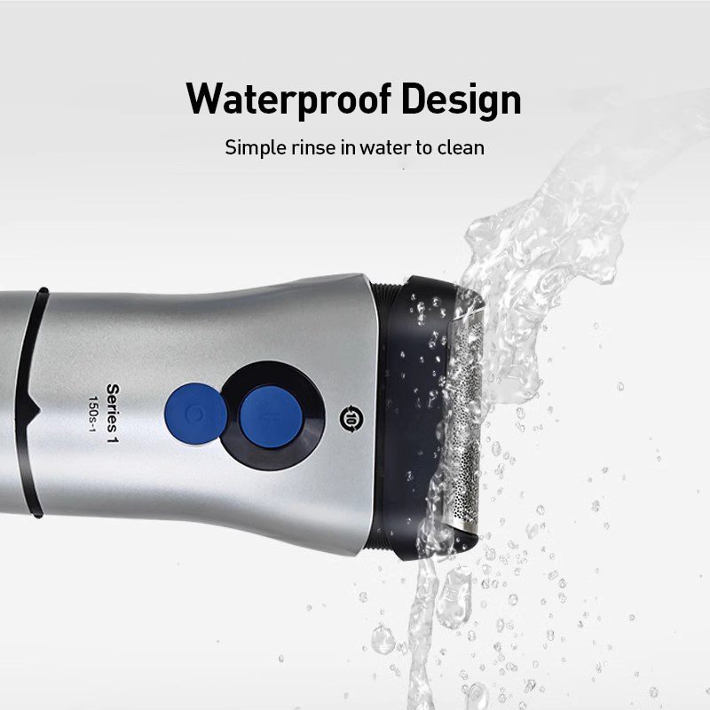 Braun Series 1 Herren-Elektrorasierer 150S-1, schwimmender Kopf, wasserdicht, wiederaufladbar, Elektrorasierer