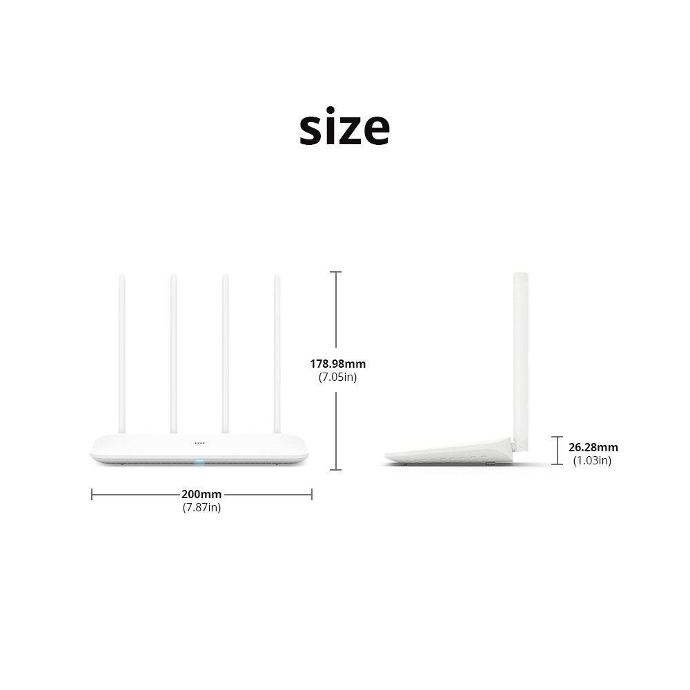 Oryginalny Xiaomi Mi Router 4 Gigabit 2.4GHz 5GHz WiFi 1167Mbps WiFi Repeater 128MB DDR3 High Gain 4 anteny przedłużacz sieciowy