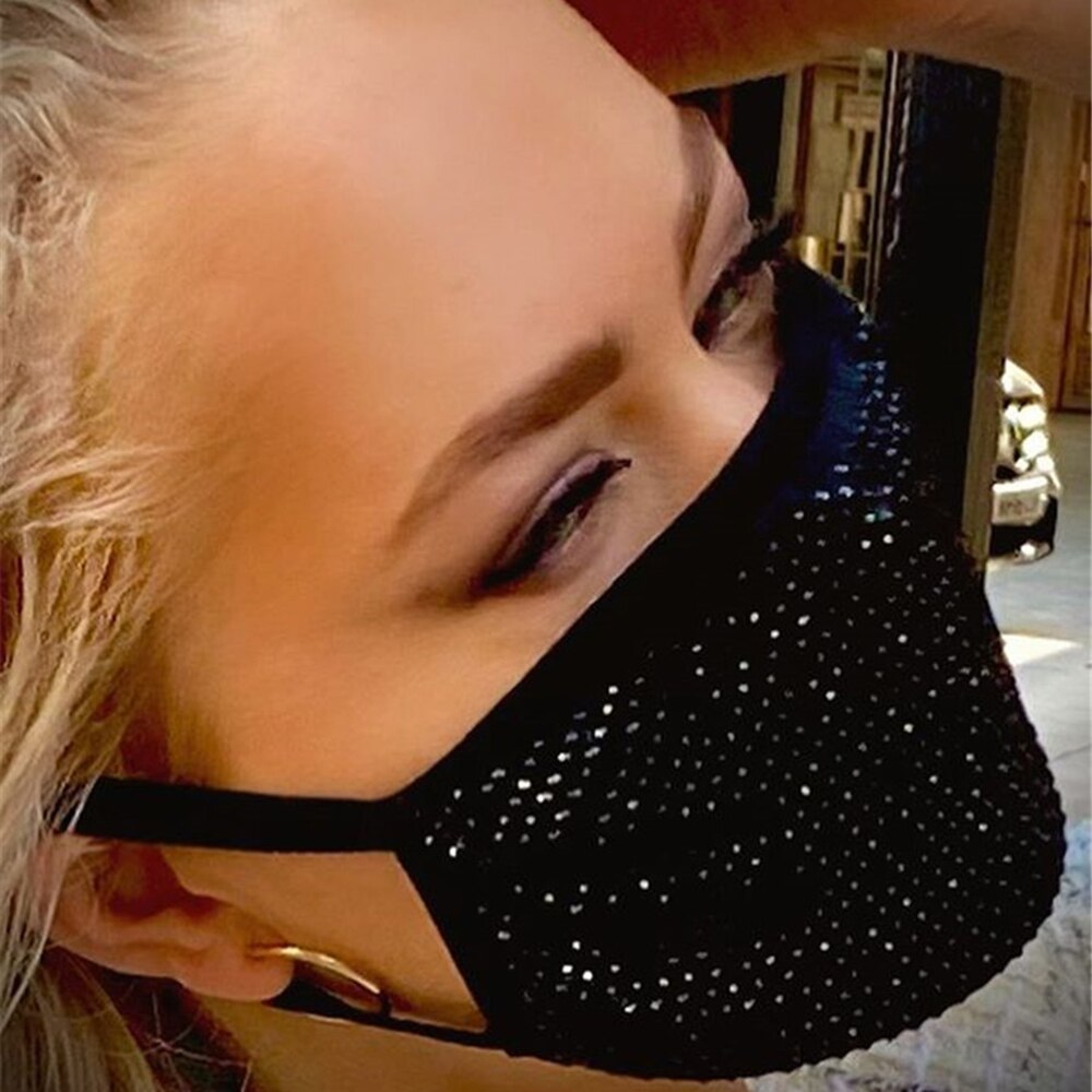 strass masque décoration visage bijoux pour femmes discothèque luxe cristal Bling masque accessoires: G329045