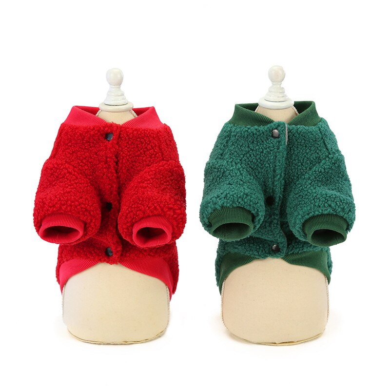 Weihnachten Elch Welpen Hund Jacke Overall Winter Warme Haustier Kleidung für Kleine Hunde Chihuahua Yorkies Katze Overall Mascotas Kleidung