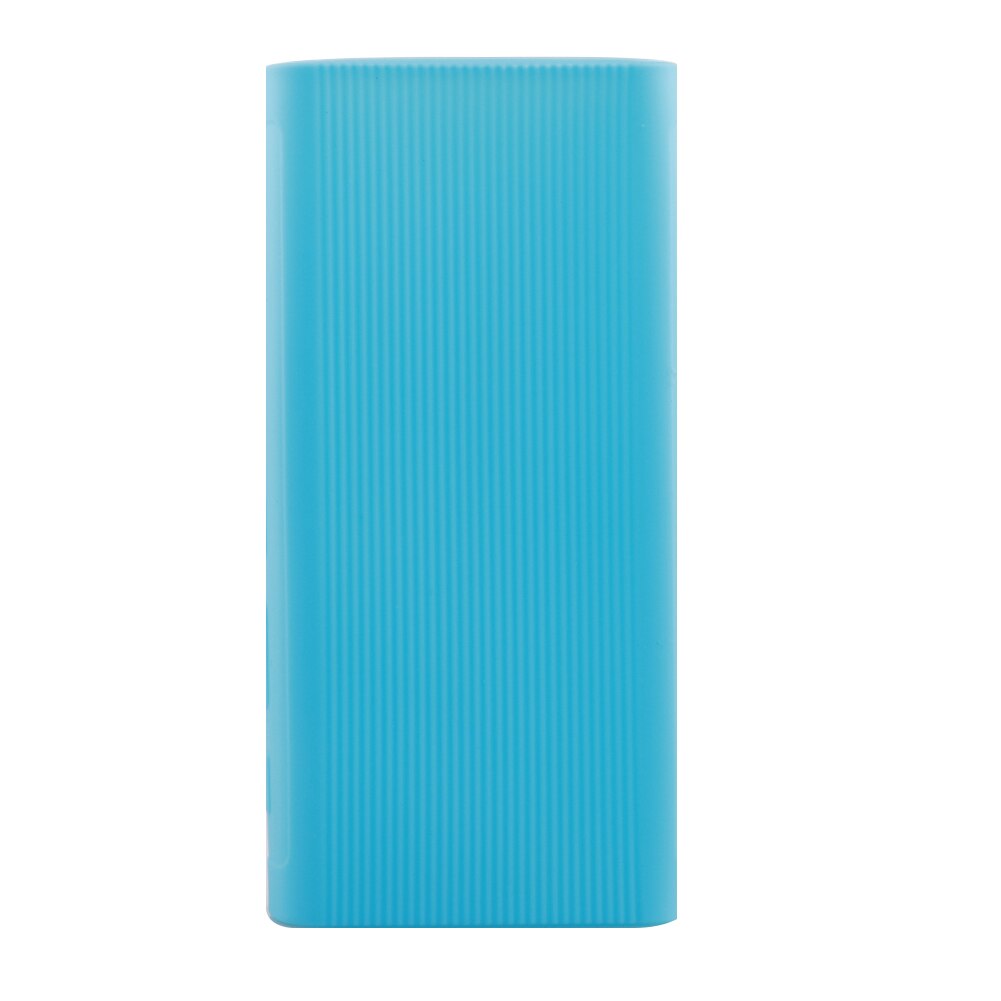 Power Bank Case For Xiaomi Silicone Cover 20000mAh External Battery Pack for Xiaomi PLM07ZM: Blue