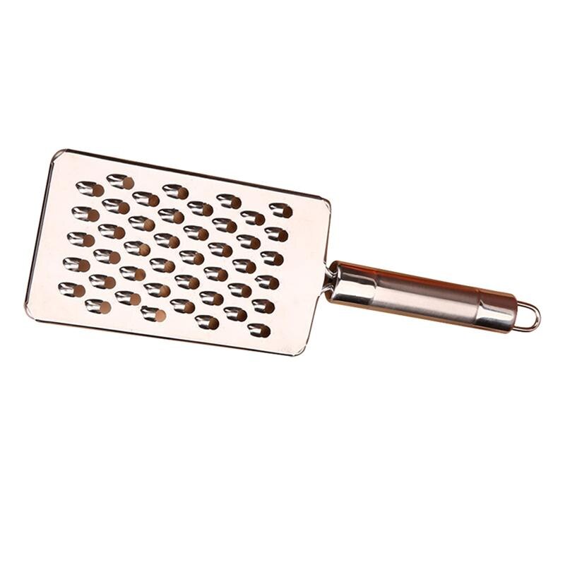 Kitchen Silver Multifunctional Grater Stainless Steel Radish and Potato Scraper