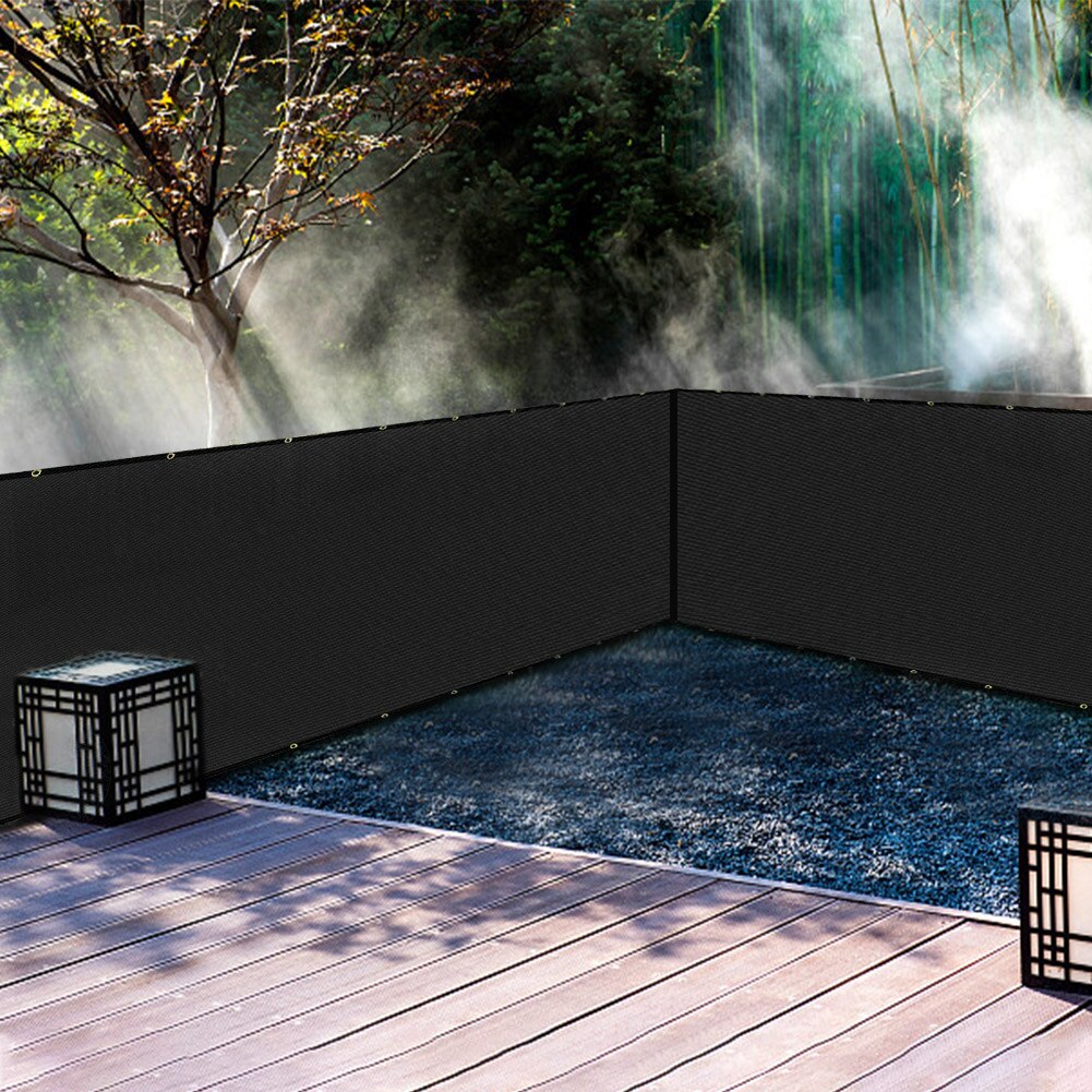 Privatlivsskærm gårdhave mesh udendørs hegn hdpe ventileret altan kraftig baghave solskærmsnet falmebestandig uv-beskyttelse