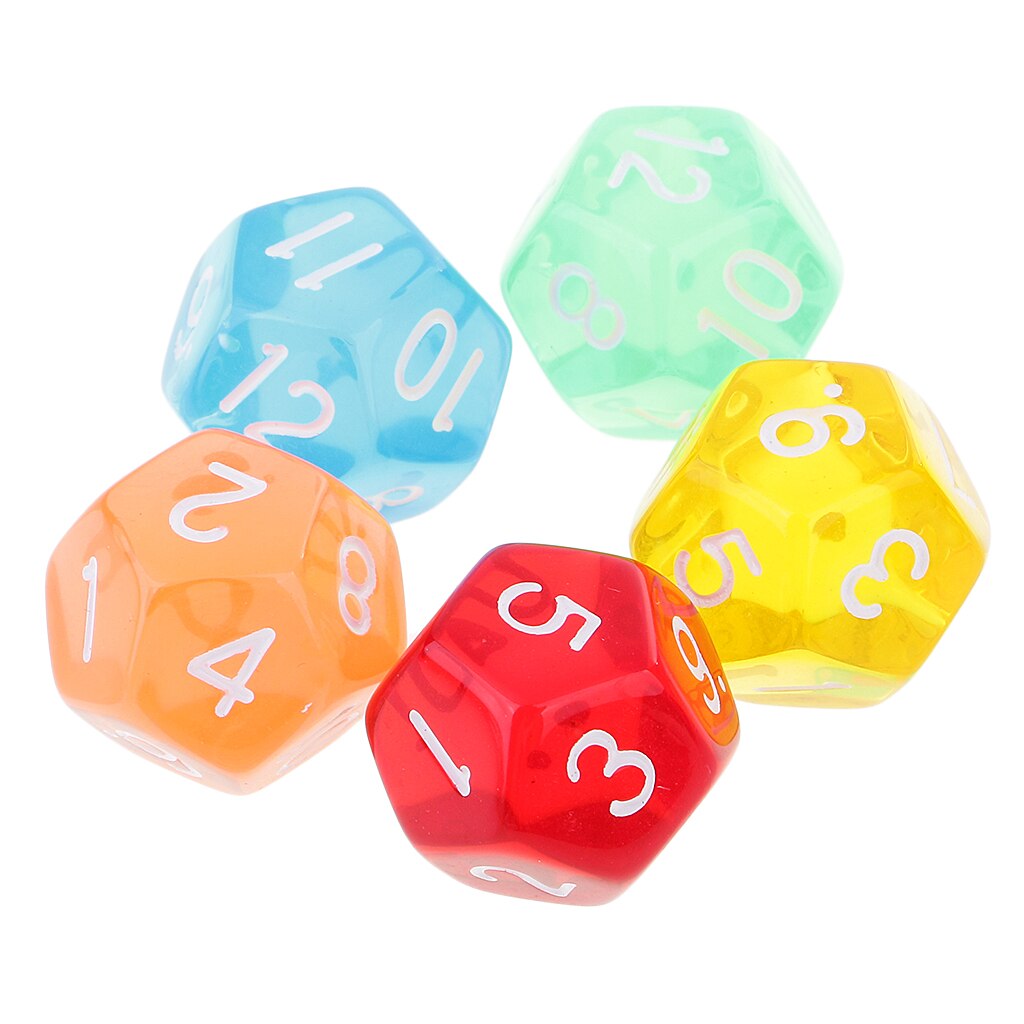 10 stücke 12 Seitige Würfel D12 Polyhedral Würfel Für Dungeons Und Drachen Spiele