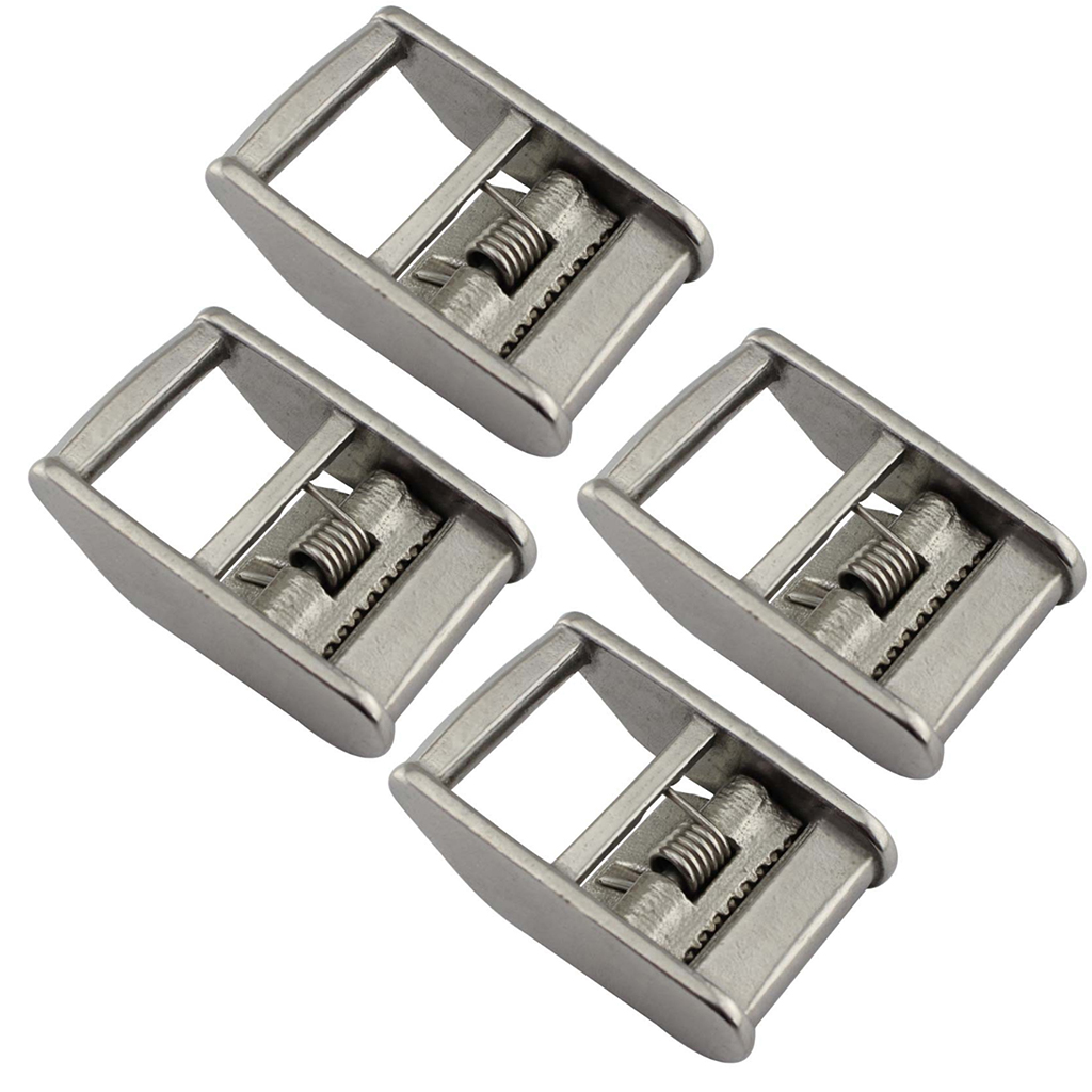 4x Cargo Lash Straps Cam Buckle Tie Down Luggage Quick Release Buckle 25mm