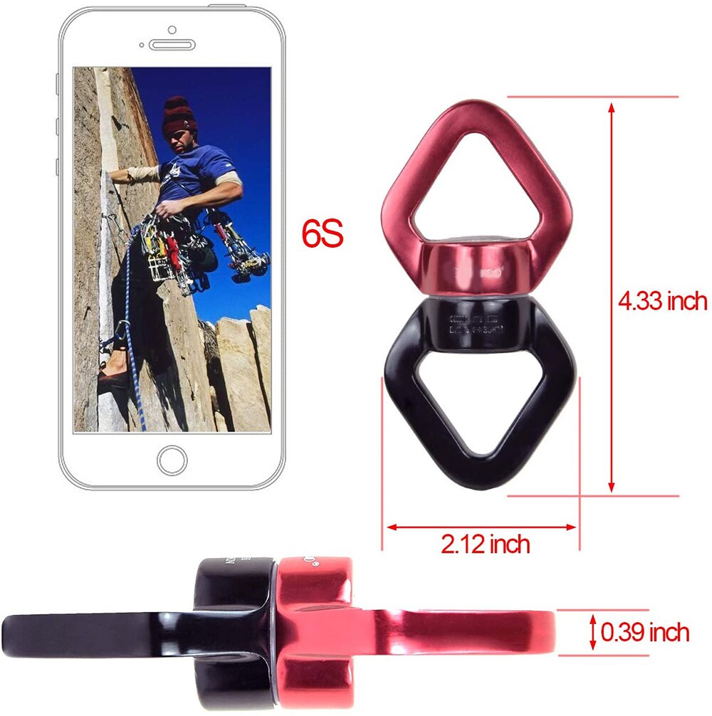 Safety Rotational Device Swivel Rotator for Rope Climbing Hammock/Swing Setting/Aerial Dance