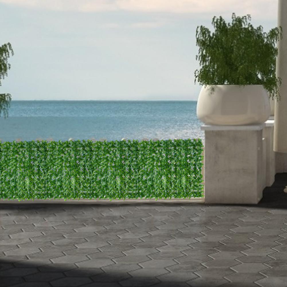 Kunstig bladplante screening simulering mospaneler anti-uv væghegn hjem haven baggrund dekor indretning tilbehør