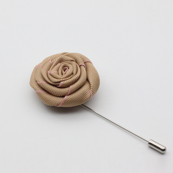 HUISHI Twee Kleur Stof Bloem Broches Revers Pin Mannen Vrouwen Broche Suits Decoratie Reversspeldjes Voor Suits Accessoires 12 Kleur