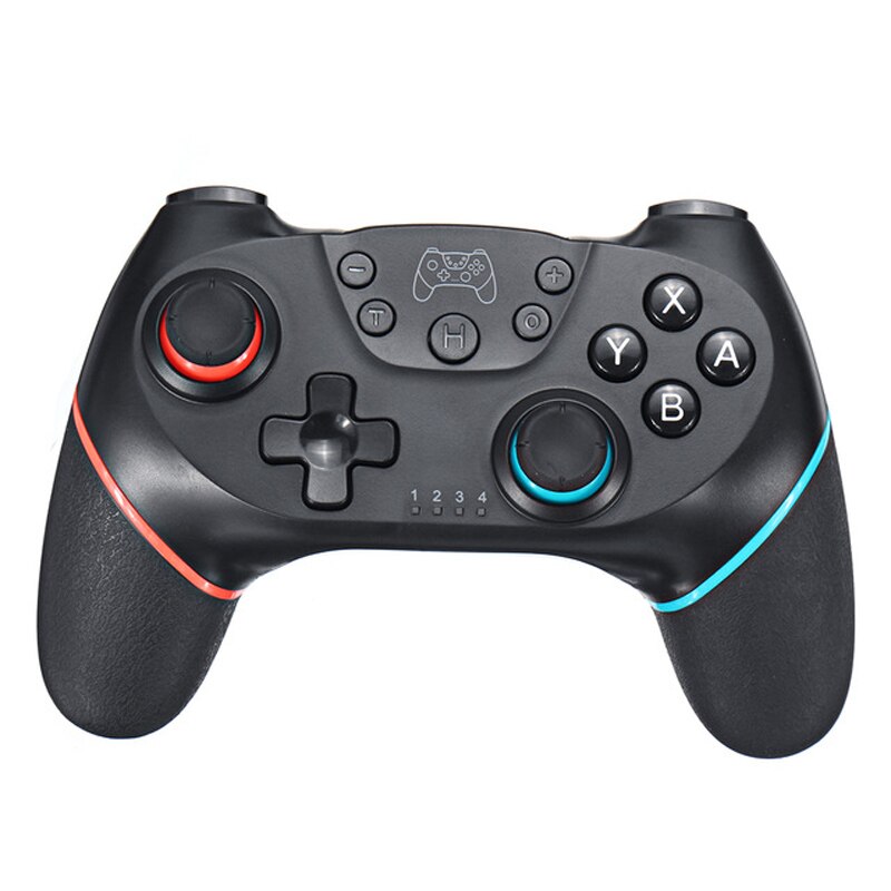 Bluetooth bezprzewodowe sterowanie USB dla Nintendo przełącznik sterowanie Gamepad Joystick Pad do grania PC Command Mando Pro wyzwalacz gier: Left Red