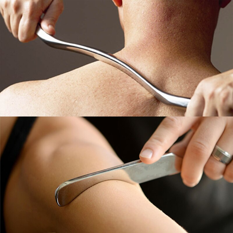 IASTM Muscle Massage Tools Deep Tissue Massager Stainless Steel Body Gua Sha Scraping Therapy Tool Fascia Recovery Health Care