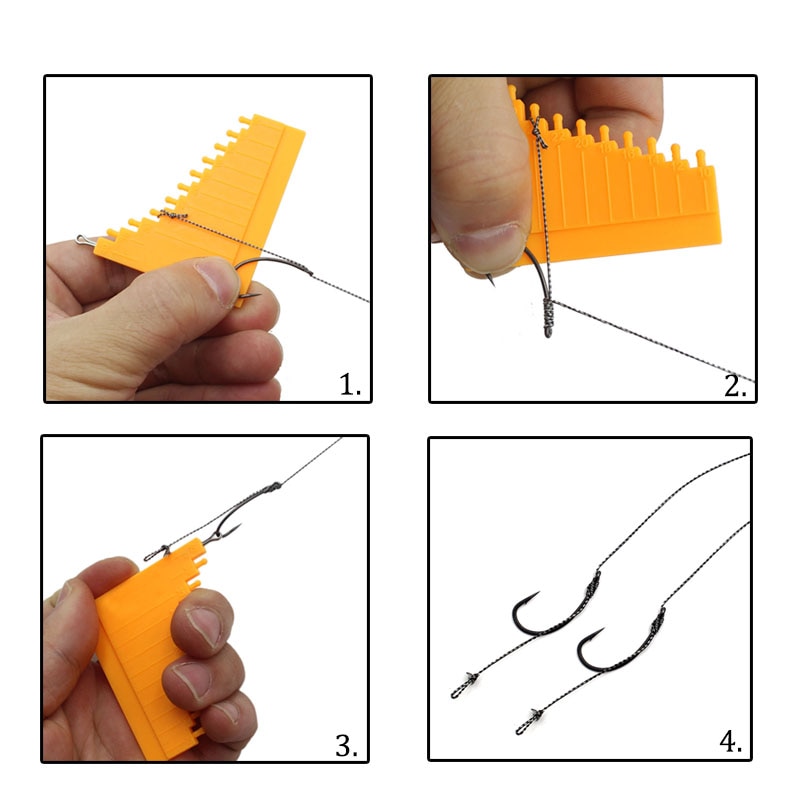 Accesorios para la pesca de carpa, herramienta para el cabello, anzuelos, método de croasa, alimentador, equipo de aparejos de pesca, 1 ud.