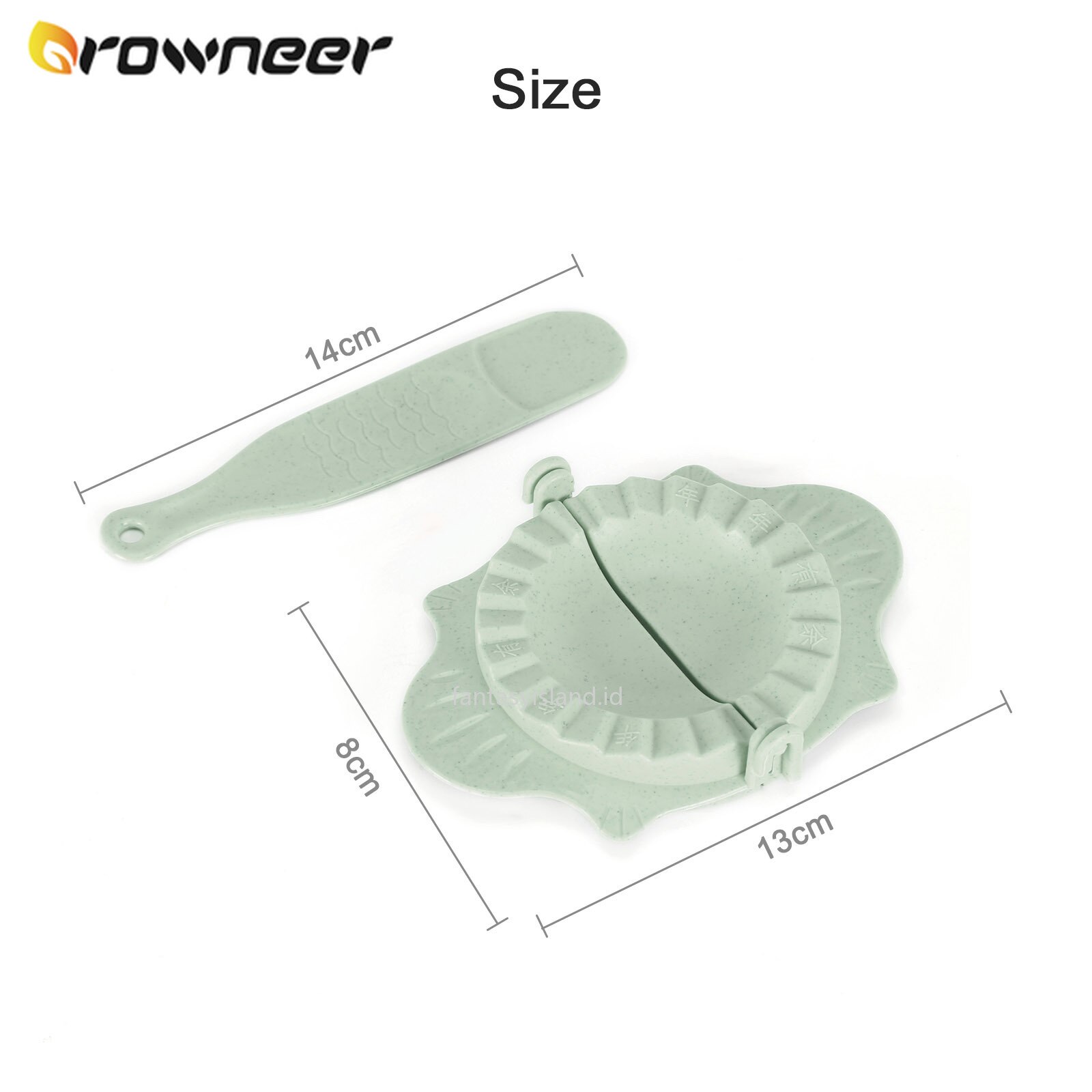 Diy Dumplings Mold Niet-toxisch Tarwe Stro Jiaozi Mallen Handig Dumpling Maker Keuken Ronde Gezicht Schil Automatische Gebak Gadgets