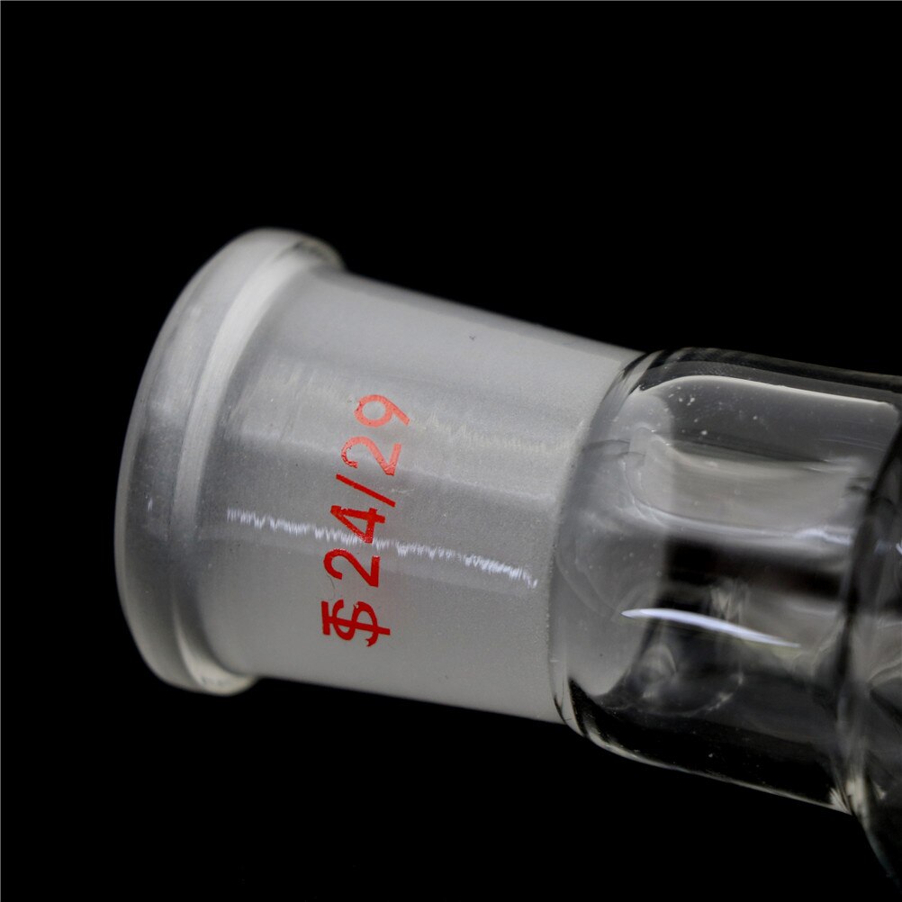 1 Uds matraz de un solo cuello química frasco de ebullición 24/29 19/26 1-Cuello 50ML Cristal de fondo redondo de