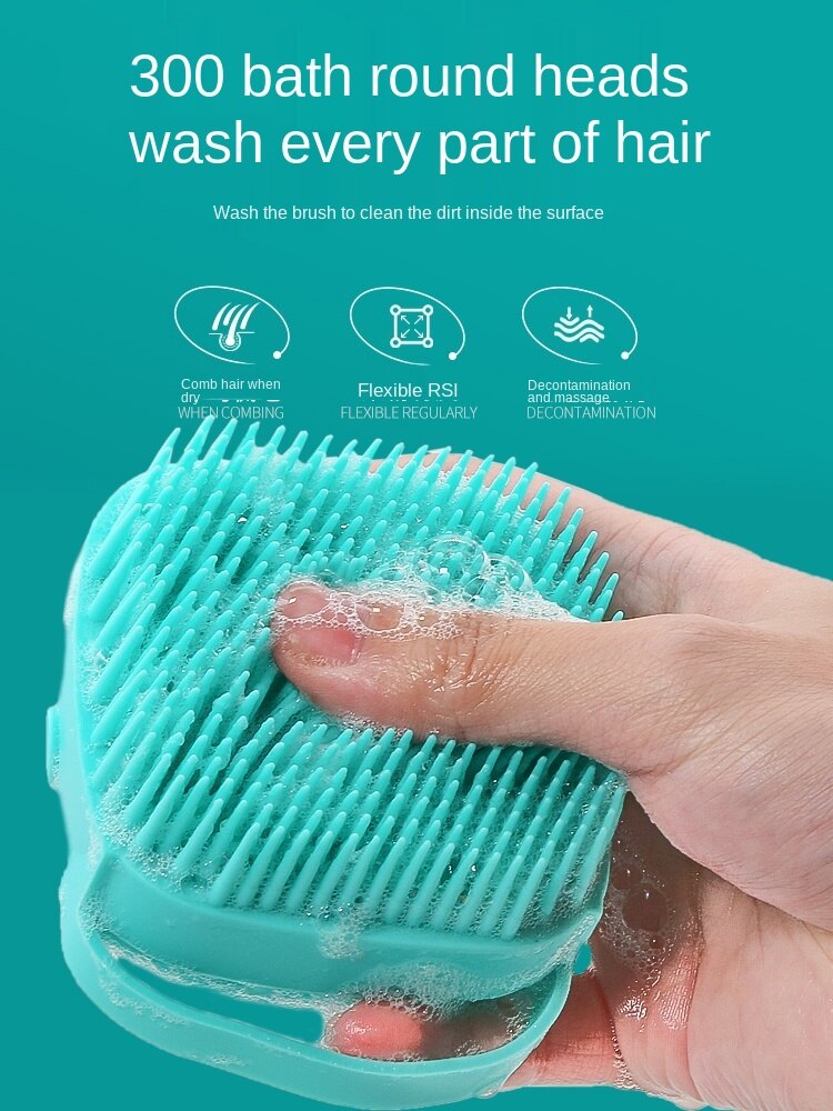 Cepillo de baño para perros, esponja milagrosa para frotar, herramientas especiales de limpieza para mascotas, osito/Golden Retriever