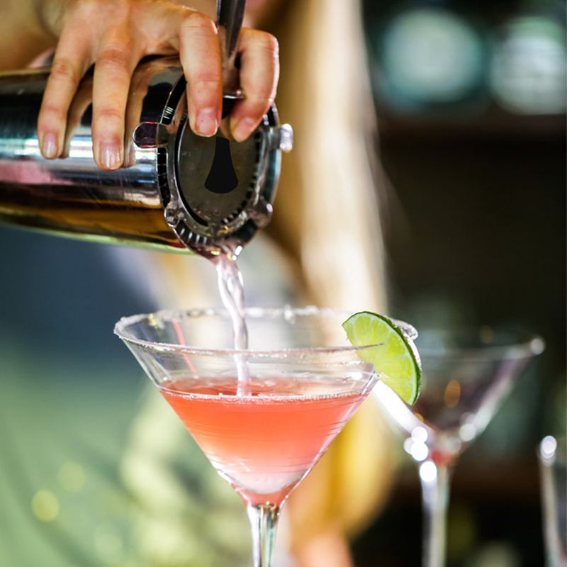 13 stk cocktail shaker sett i rustfritt stål istangmikser vin martini boston shaker til bartender drikke fest barware verktøy 750ml