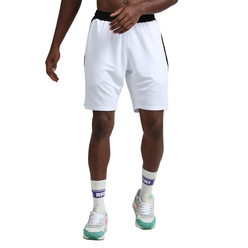 For treningshorts menns utendørs løpesportshorts menns uformelle pustende hurtigtørrende basketballshorts