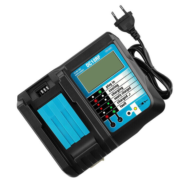 DC18RF Snellader Vervanging Power Tools Lithium-Ion Lader 14.4V-18V Voor Makita Power Tool Batterij DC18RA DC18RC Met Usb