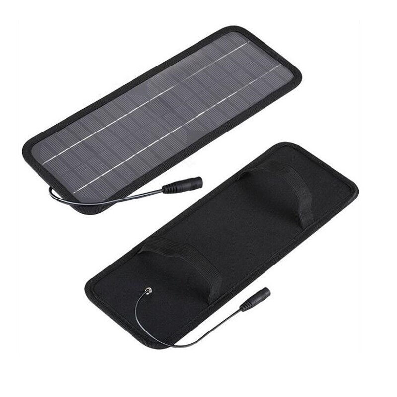 Panel Solar 12V 5W SISTEMA DE cargador de batería portátil mantenedor barco marino coche WWO66