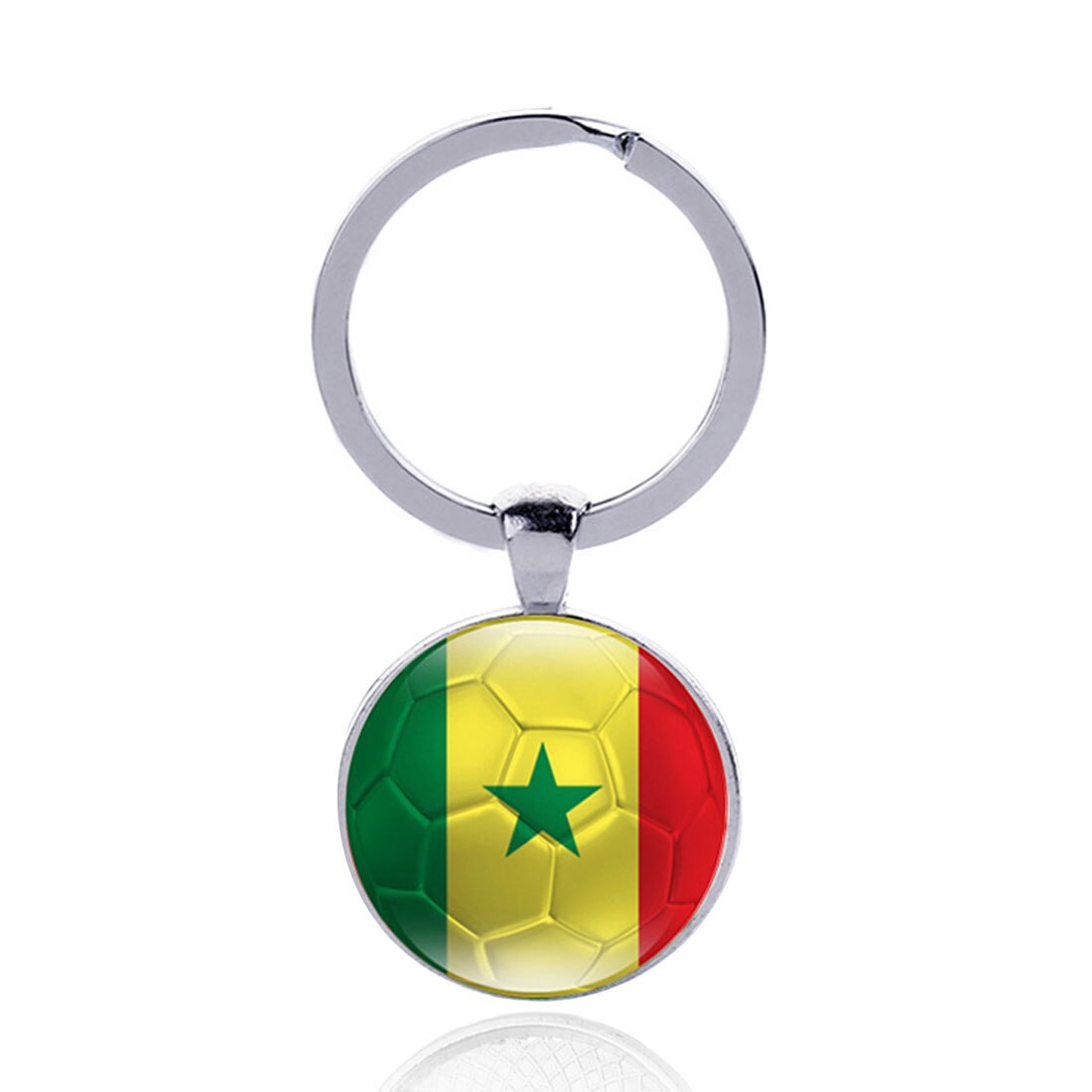 Football Keychains Key ring 32 Countries Peru Sweden Tunisia Senegal Soccer Key Chains Souvenir