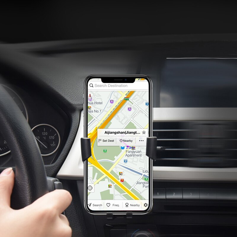 Bilfäste telefonhållare qi trådlös laddare för samsung galaxy  a10 a20 a30 a50 a70 trådlös mottagare laddning och tpu fodral skal