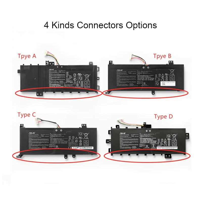 CP Original Battery C21N1818 7.7V/37Wh For VivoBook 14 X412 X412DA X412F X412FA X412FJ V4000 V4000F V4000D C21N1818-1 B21N1818-2