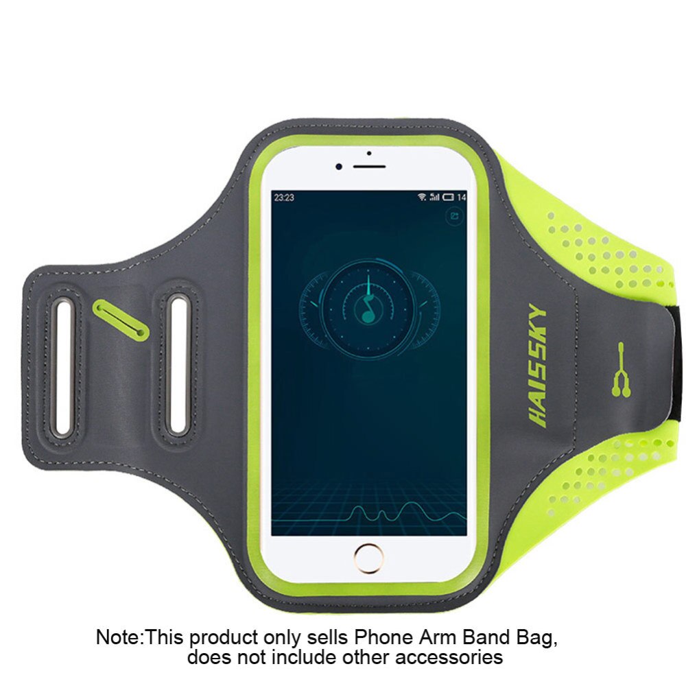 Unisex fitness sport vandtæt armbånd telefon cover etui holder fitness fitness telefon armbånd taske 5.5 tommer