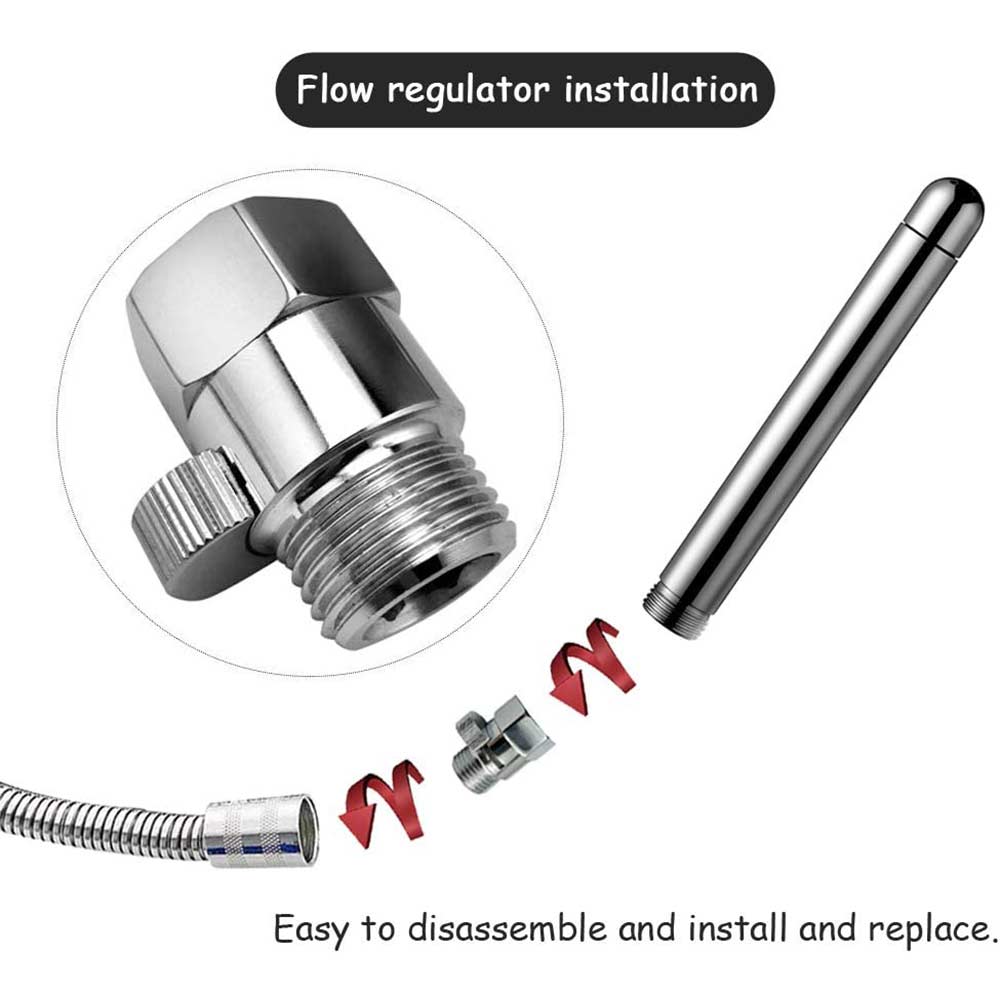 Bidet-einstellen, Dusche, Dusche, Einlauf-einstellen, 3 Köpfe, Dusche, Dusche, Reinigungssystem, Regler und Schlauch, Badezimmer-Zubehör