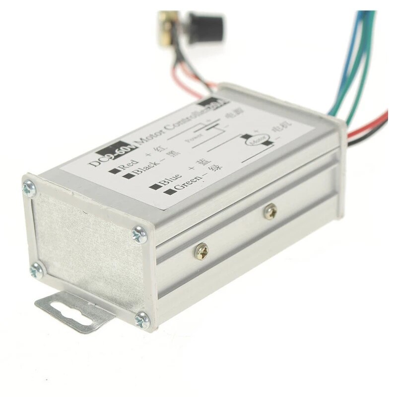 Mini Motor PWM Controller DC 9V-60V 20A Electric 9V 12V 36V 48V 12 Volt 24 V Micro Motors Regulator Speed Reverse CW CCW Control