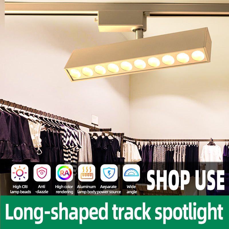 LED-Schienen leuchte LED-Deckens trahler 10W 20W 30W Schienen leuchte für Wohnkultur Bekleidungs geschäft Scheinwerfer Decken leuchte